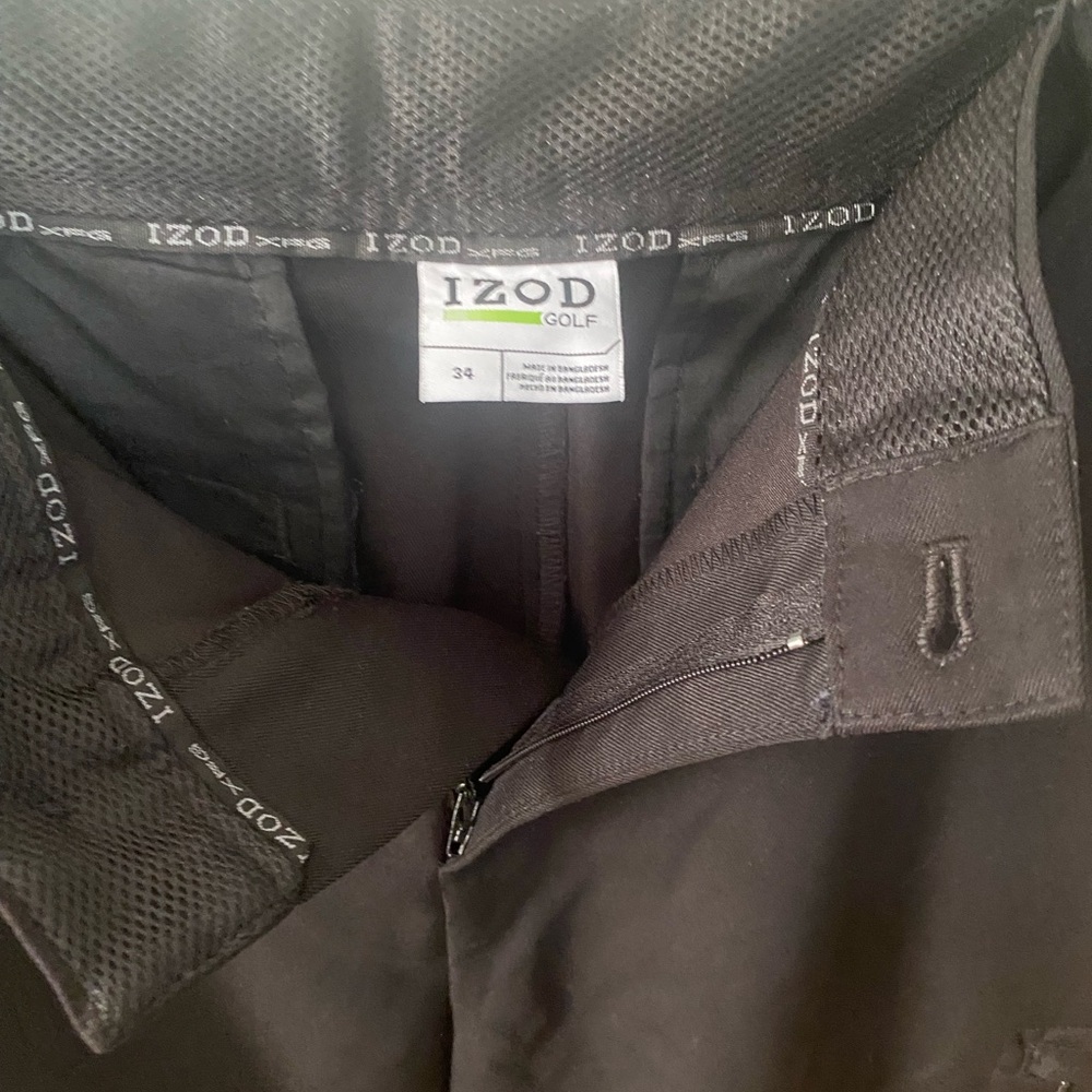 Izod Black Golf Shorts